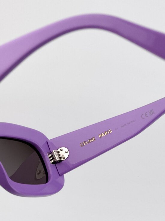 Celine Women Sunglasses Purple Grey Rectangle CL40294I 78A NEW AUTHENTIC main image 6